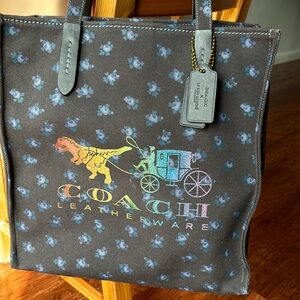 Coach canvas tote